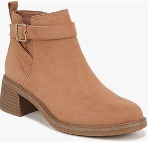 Dr. Scholl's Retrospect Ankle Bootie Boot tan size 8.5 New‎ Without Box